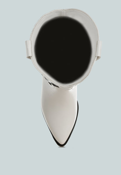 Thistle Winged Patchwork Cowboy Boots